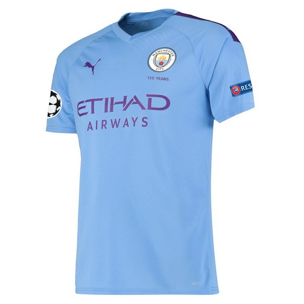 Camiseta Manchester City Primera equipo 2019-20 Azul